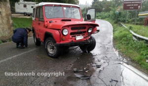 L'incidente a Caprarola