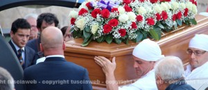 Il funerale di Marcello Sensi