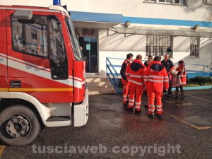 I vigili del fuoco alla casa di riposo