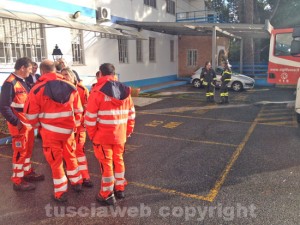 I vigili del fuoco alla casa di riposo
