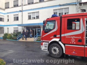 I vigili del fuoco alla casa di riposo
