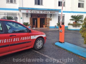 I vigili del fuoco alla casa di riposo