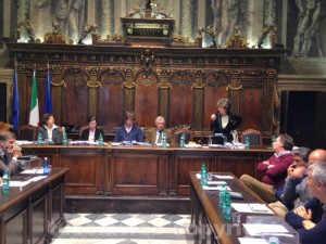 La seduta del consiglio comunale