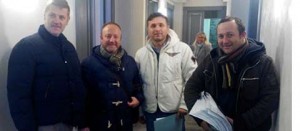 I consiglieri Ubertini, Buzzi, Santucci e Grancini consegnano gli emendamenti