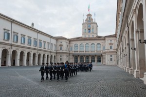 Gli allievi marescialli di guardia al Quirinale