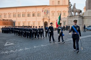 Gli allievi marescialli di guardia al Quirinale