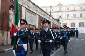 Gli allievi marescialli di guardia al Quirinale