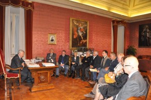 Comune - L'incontro per le macchine di Santa Rosa in piazza
