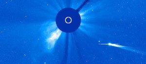 La cometa Ison vista con Soho