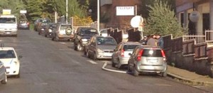 Palo caduto in via Rossini