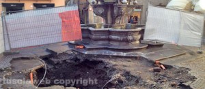 La voragine a piazza delle Erbe