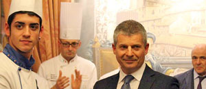Un momento della premiazione