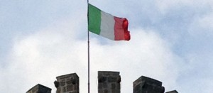 La bandiera rattoppata di Bagnaia