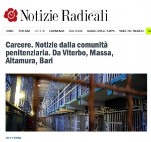 La notizia di Luciano ripresa da Notizie radicali