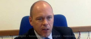 Il capo della squadra mobile Fabio Zampaglione