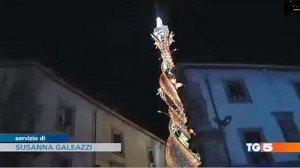 Fiore del Cielo, il servizio del Tg5