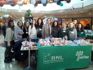 La raccolta fondi Bnl per Telethon