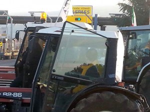 I Forconi al casello di Orte