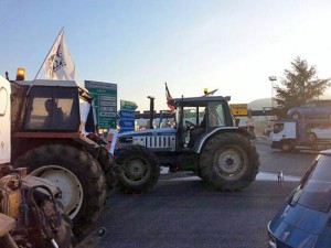 I Forconi al casello di Orte