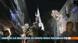 Il servizio del Tg5 su Santa Rosa
