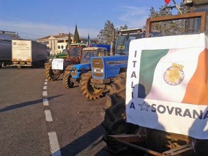I Forconi al casello di Orte