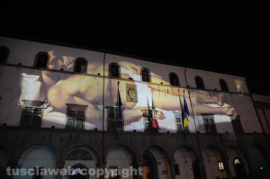 L'inaugurazione del festival delle luci