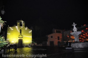 L'inaugurazione del festival delle luci