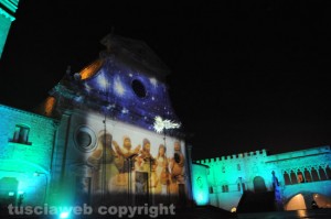 L'inaugurazione del festival delle luci