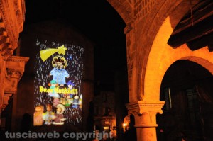 L'inaugurazione del festival delle luci