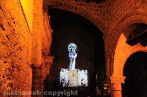 L'inaugurazione del festival delle luci