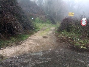 La zona dell'Acquarossa ripulita