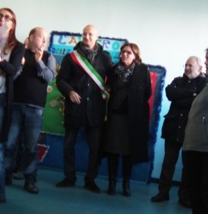 Angelelli e Gasperini alla casa famiglia
