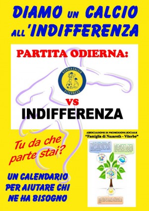 Calcio Tuscia - Diamo un calcio all'indifferenza