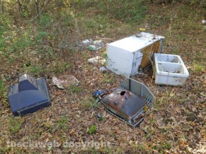 Una discarica sui monti Cimini 