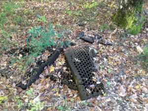 Una discarica sui monti Cimini 