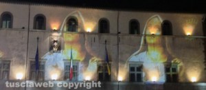 Festival delle luci a piazza del comune
