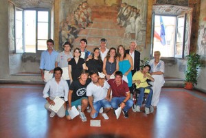 Gli studenti premiati nel 2012
