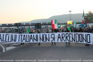 Il blocco a Orte