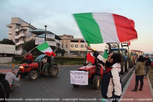 La protesta degli agricoltori
