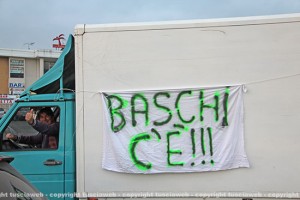 Gli agricoltori protestano a Orte