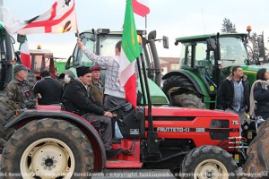 La manifestazione a Orte
