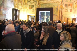 L'inaugurazione della mostra di Del Piombo