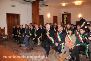 i sindaci in prefettura