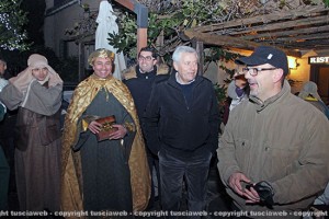 Michelini e Fersini al presepe