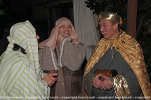 Il presepe vivente a piazza san Carluccio