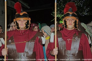 Il presepe vivente a piazza san Carluccio
