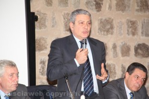 Il presidente della provincia Marcello Meroi