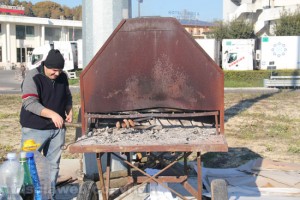 Il blocco al casello di Orte