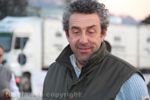 Il blocco al casello di Orte