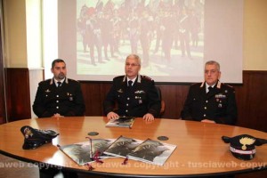 La presentazione del calendario dell'Arma
